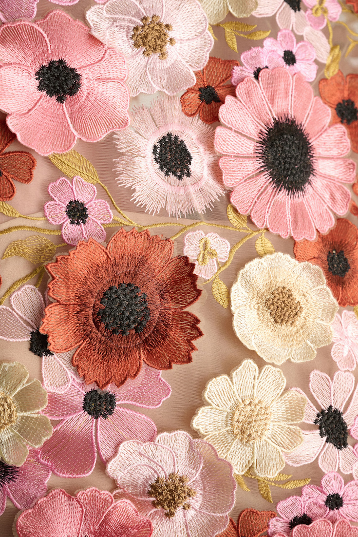 Dorothee Schumacher A-Linien Top mit dreidimensionaler Blumenstickerei Multi Flower