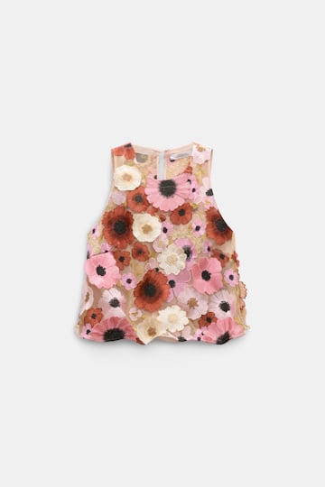 Dorothee Schumacher A-Linien Top mit dreidimensionaler Blumenstickerei Multi Flower