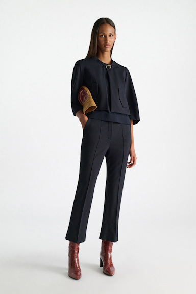 Dorothee Schumacher Jacke aus Punto Milano dark navy