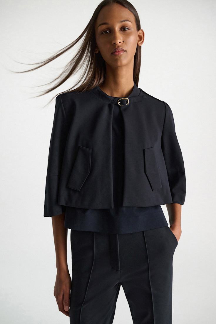 Dorothee Schumacher Jacke aus Punto Milano dark navy