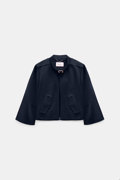 Dorothee Schumacher Sporty jacket in Punto Milano dark navy