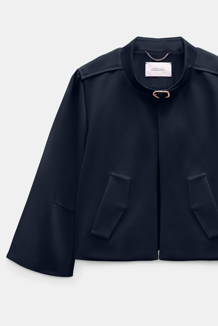 Dorothee Schumacher Jacke aus Punto Milano dark navy