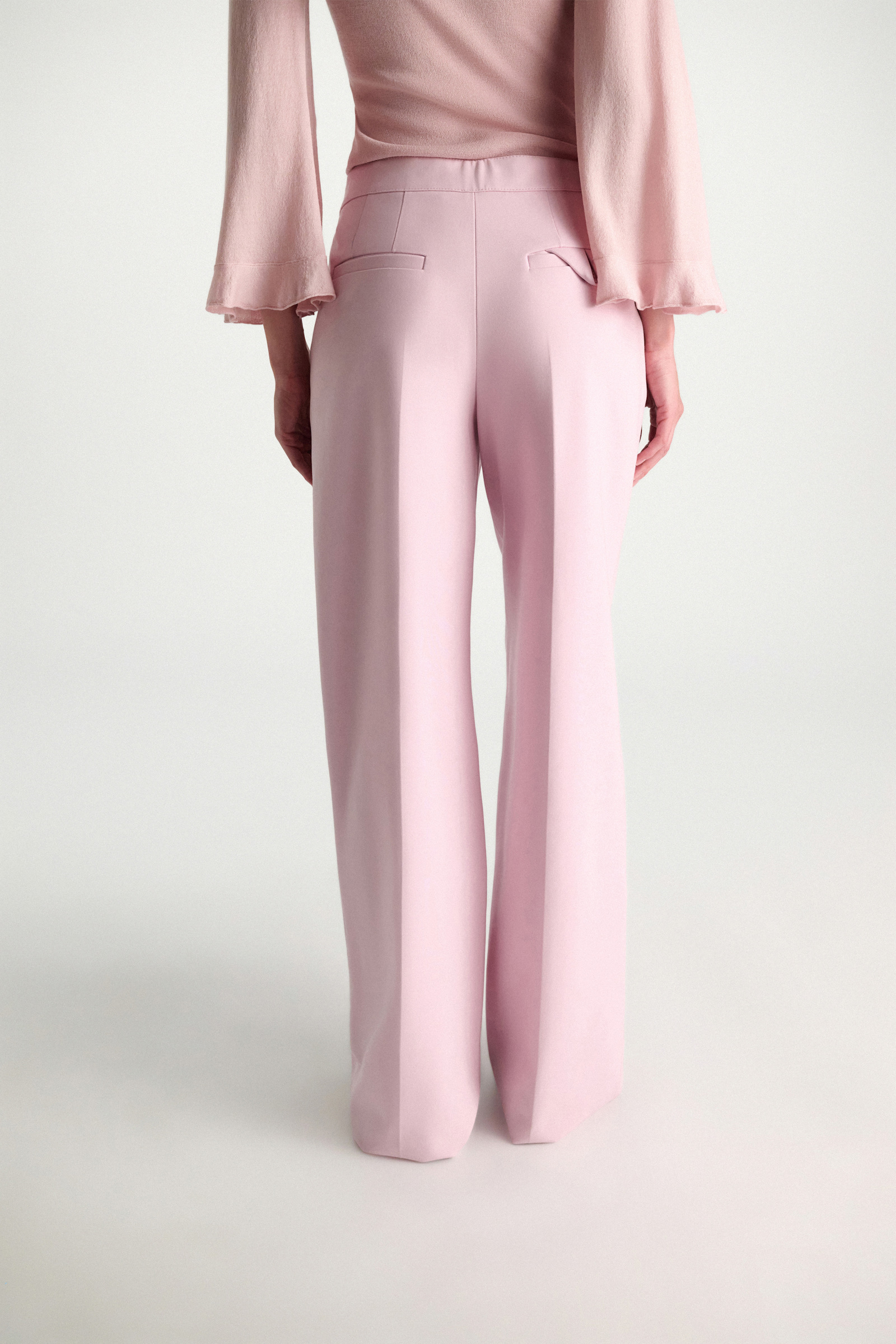 Dorothee Schumacher Wide Leg Pants aus Punto Milano candy