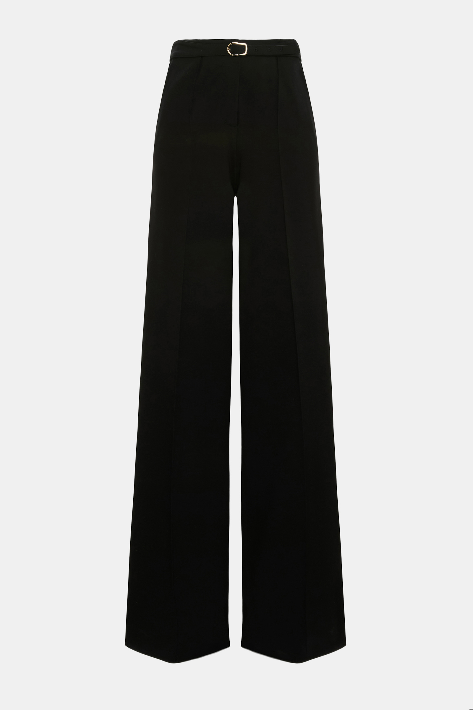 Dorothee Schumacher Wide Leg Pants aus Punto Milano pure black
