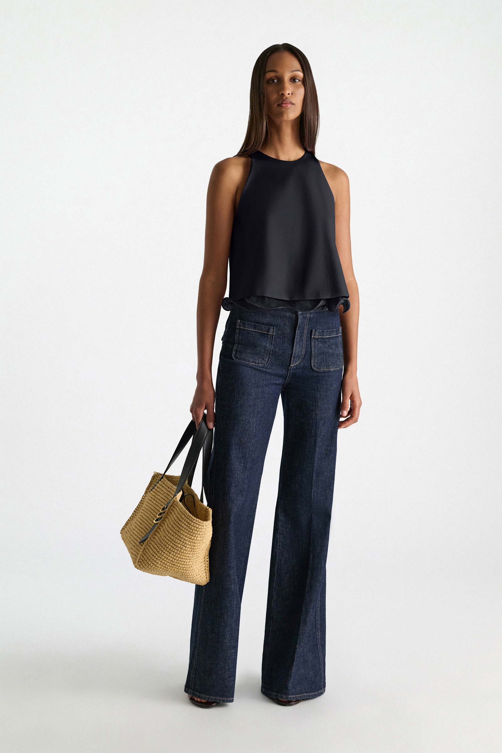 Dorothee Schumacher Top aus Punto Milano dark navy