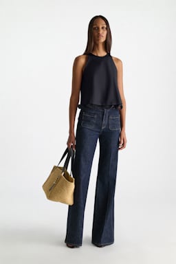Dorothee Schumacher Top aus Punto Milano dark navy