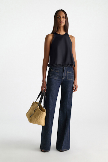 Dorothee Schumacher Top aus Punto Milano dark navy