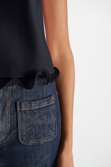 Dorothee Schumacher Top aus Punto Milano dark navy