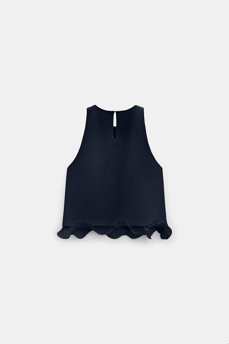 Dorothee Schumacher Top aus Punto Milano dark navy