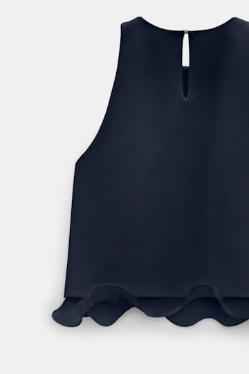 Dorothee Schumacher Top aus Punto Milano dark navy
