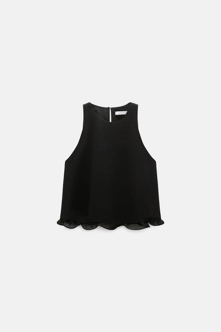 Dorothee Schumacher Top aus Punto Milano pure black