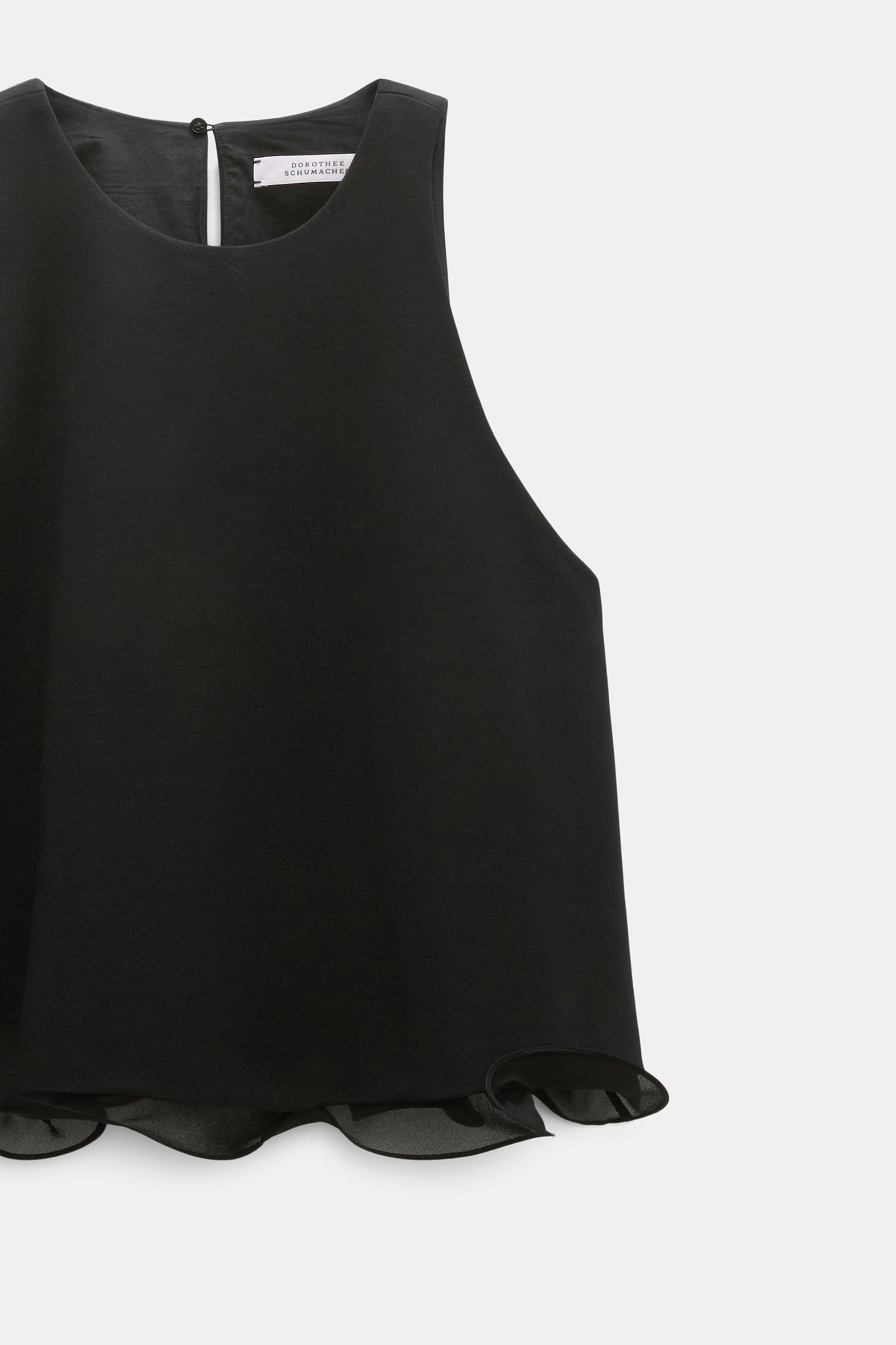 Dorothee Schumacher Top aus Punto Milano pure black