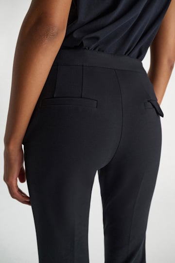 Dorothee Schumacher Kick flare pants in Punto Milano dark navy