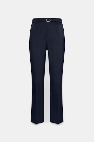 Dorothee Schumacher Kick flare pants in Punto Milano dark navy