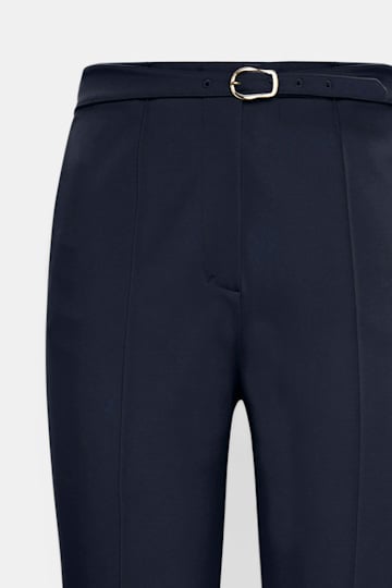 Dorothee Schumacher Kick flare pants in Punto Milano dark navy