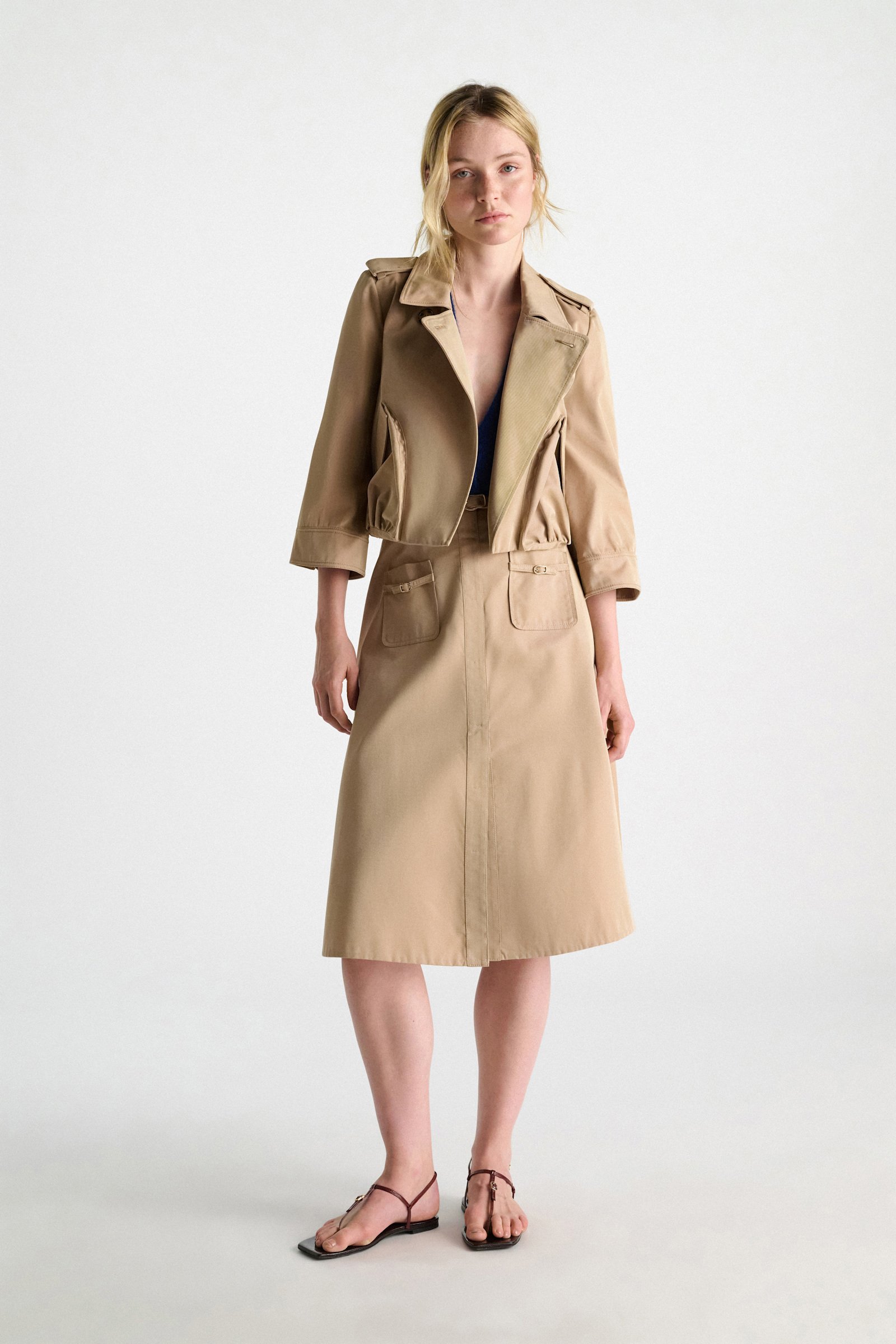 Dorothee Schumacher Rock aus Technostoff trench