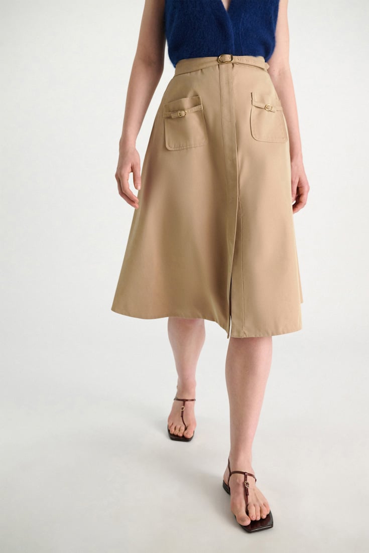 Dorothee Schumacher Rock aus Technostoff trench