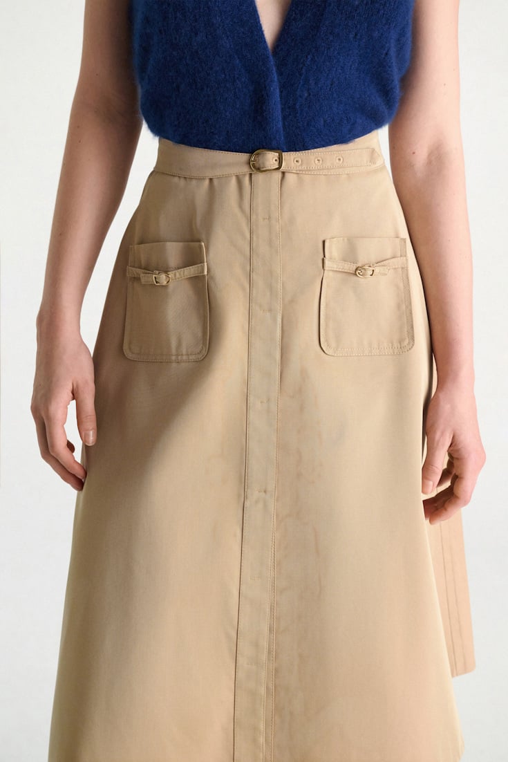 Dorothee Schumacher Rock aus Technostoff trench