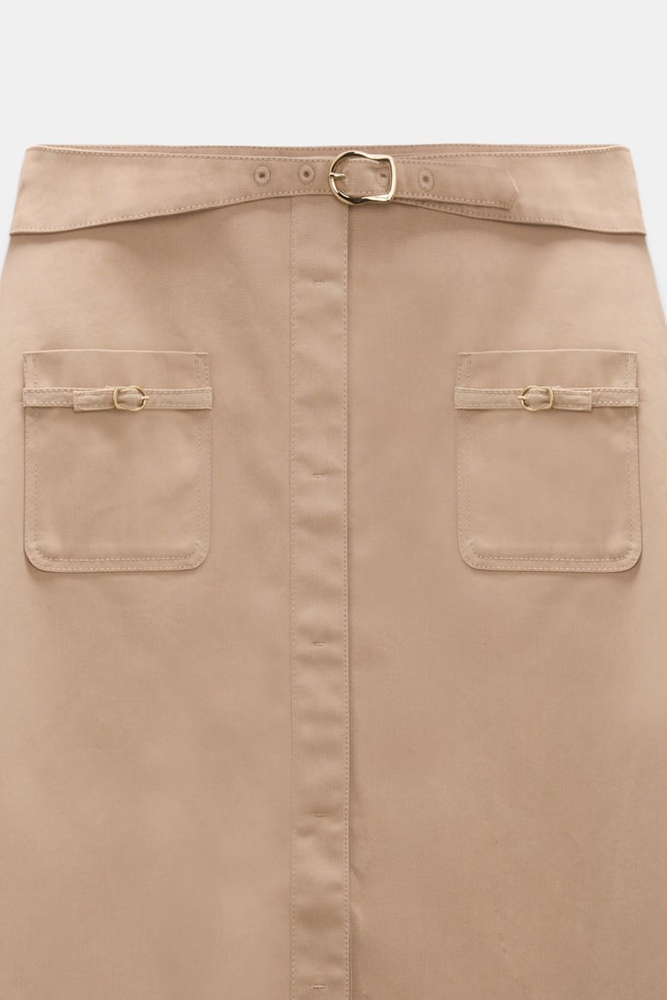 Dorothee Schumacher Rock aus Technostoff trench