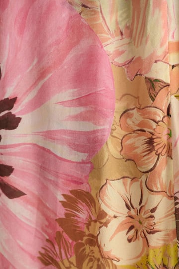 Dorothee Schumacher Signature print viscose georgette blouse and scarf set boho flower print