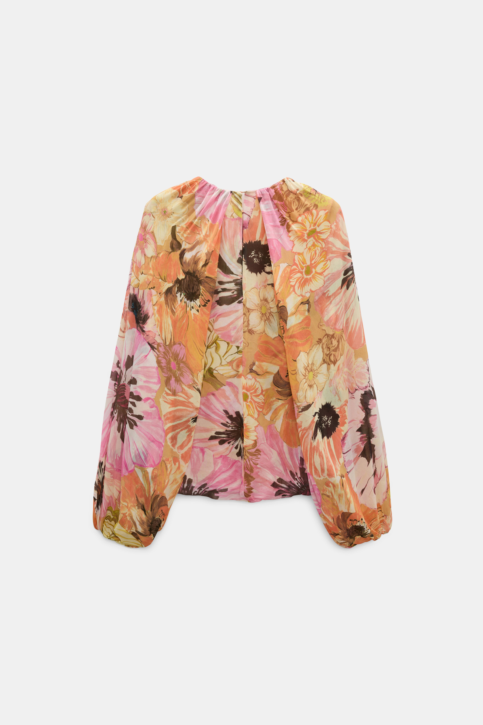 Dorothee Schumacher Signature print viscose georgette blouse and scarf set boho flower print
