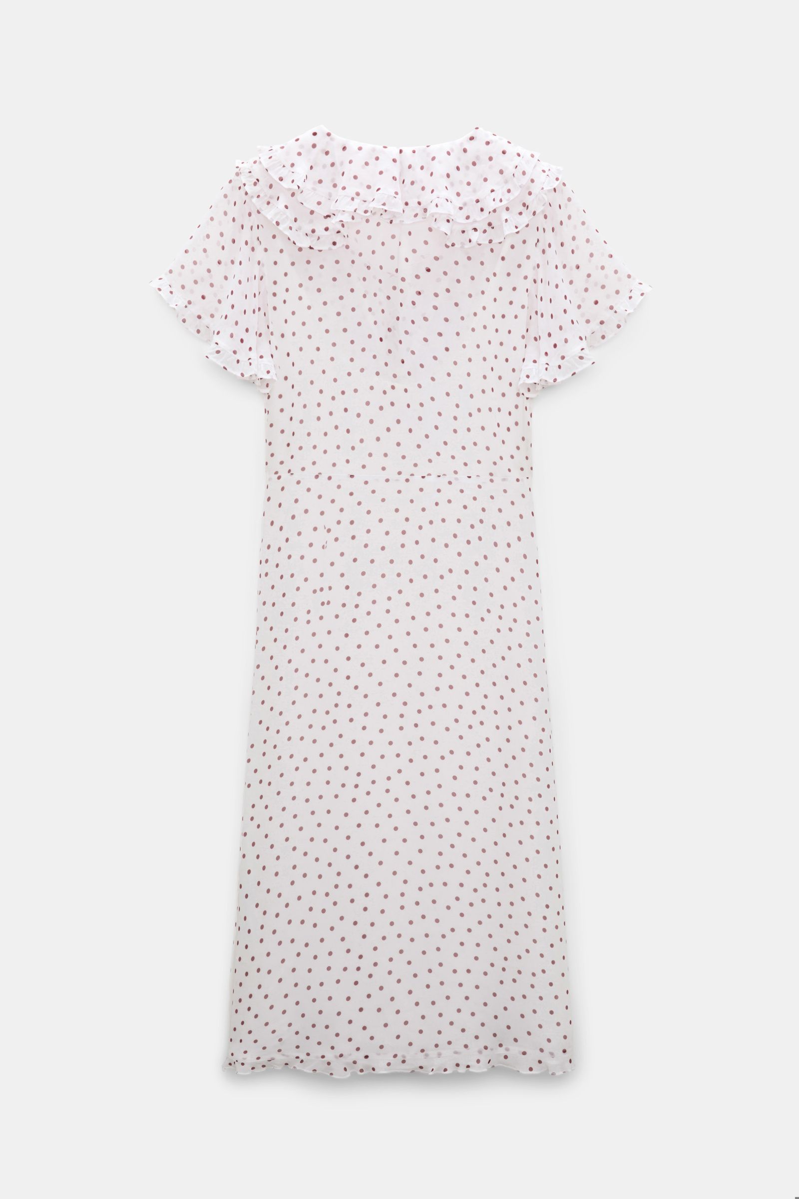 Dorothee Schumacher Body-hugging Kleid aus Viskose-Georgette small bordeaux dot