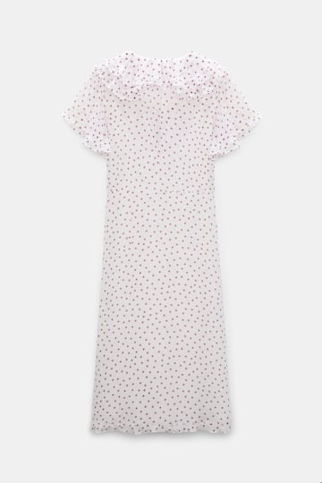 Dorothee Schumacher Body-hugging Kleid aus Viskose-Georgette small bordeaux dot