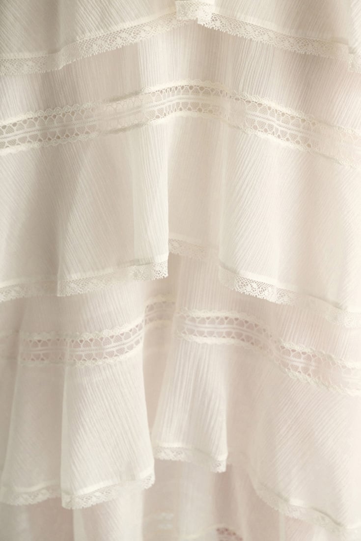 Dorothee Schumacher Lagenkleid aus crinkled Baumwoll-Seiden-Georgette orchid white