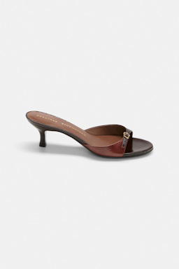 Dorothee Schumacher Kitten Heels bordeaux/rust/tan mix