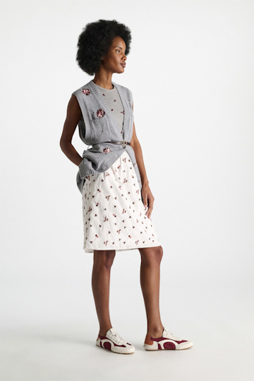 Dorothee Schumacher Material mix sneakers bordeaux mix