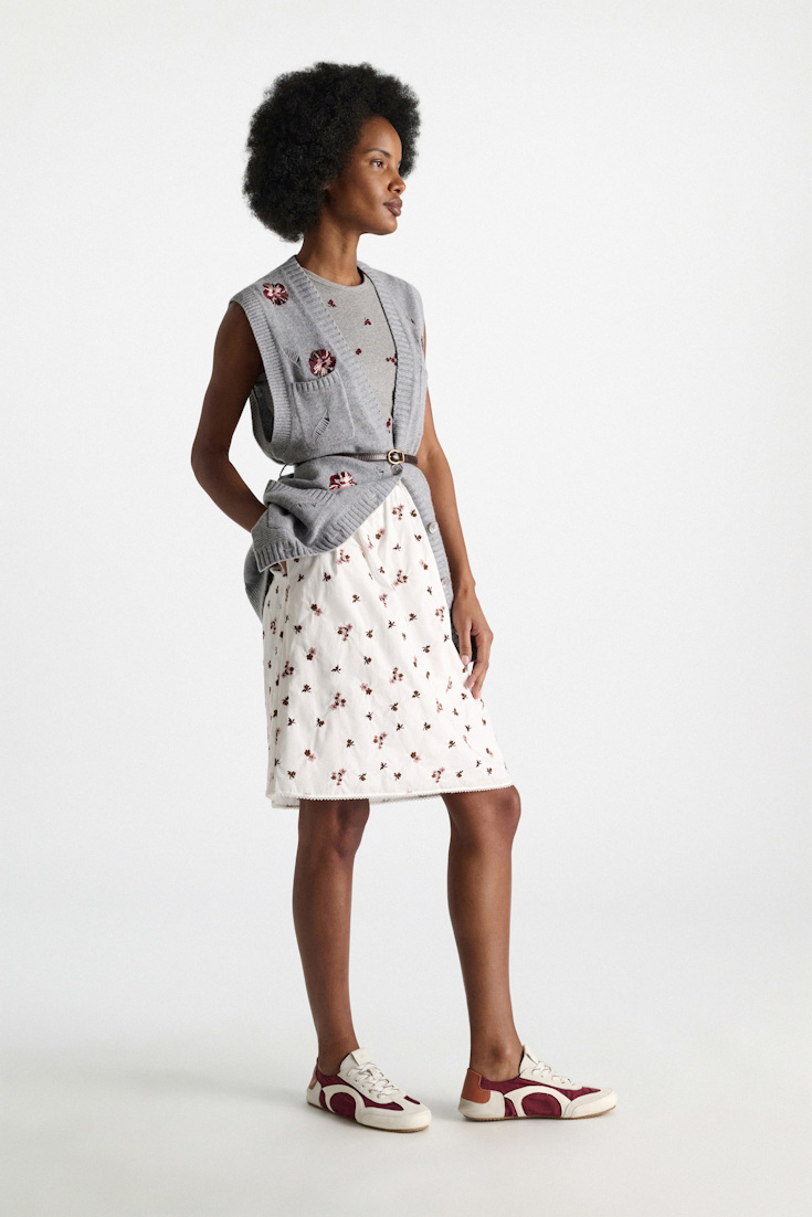 Dorothee Schumacher Material mix sneakers bordeaux mix