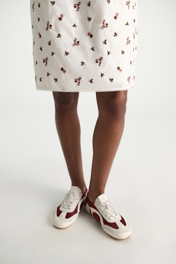 Dorothee Schumacher Sneaker aus Materialmix bordeaux mix