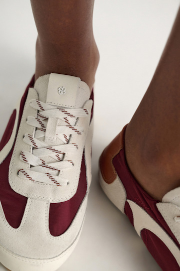 Dorothee Schumacher Sneaker aus Materialmix bordeaux mix