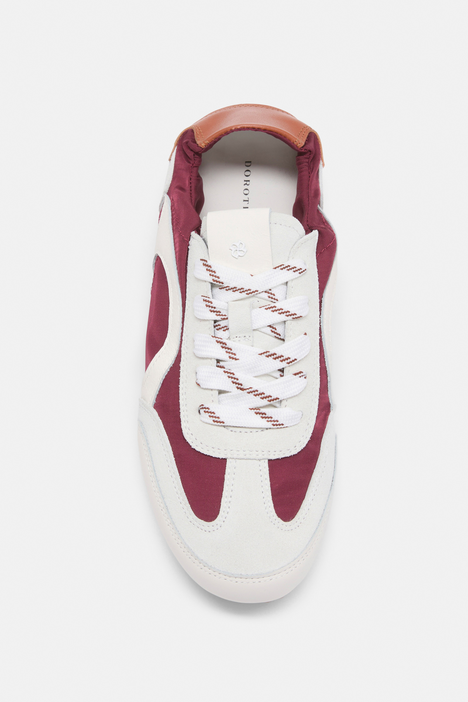 Dorothee Schumacher Material mix sneakers bordeaux mix