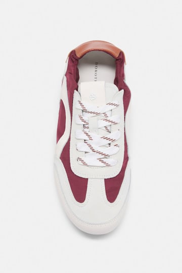 Dorothee Schumacher Sneaker aus Materialmix bordeaux mix