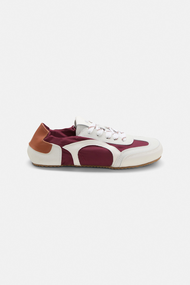 Dorothee Schumacher Material mix sneakers bordeaux mix