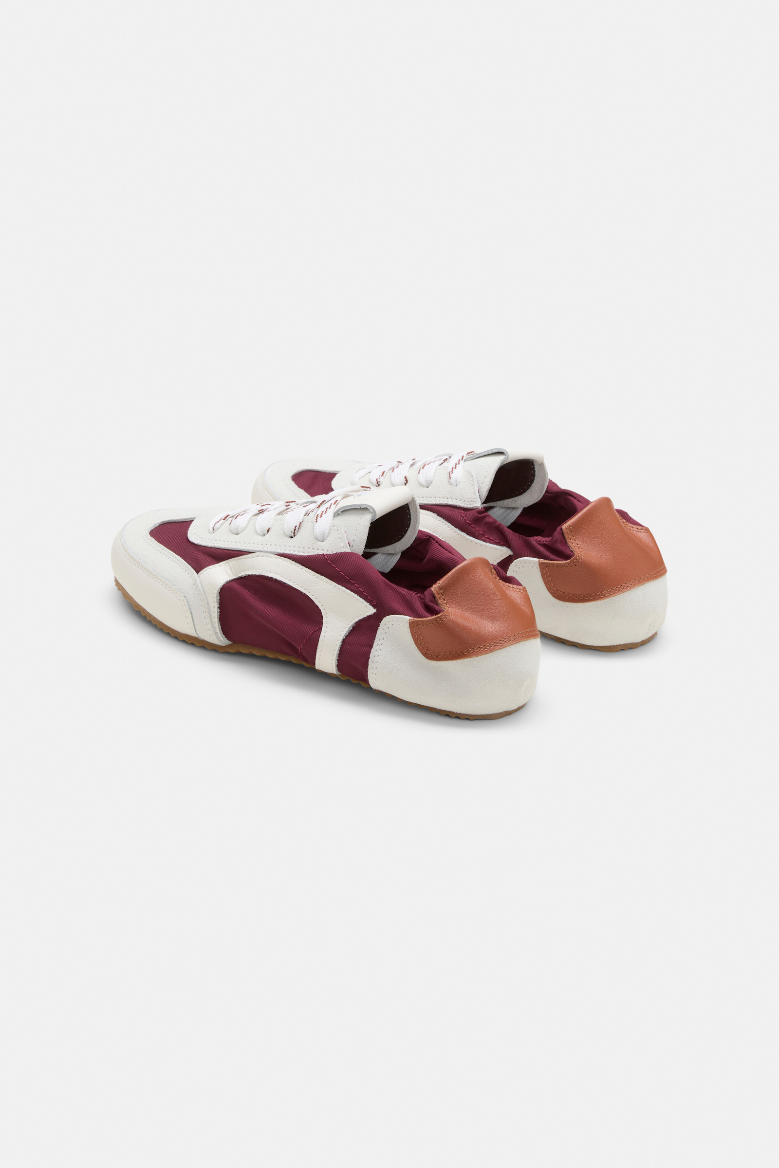 Dorothee Schumacher Material mix sneakers bordeaux mix