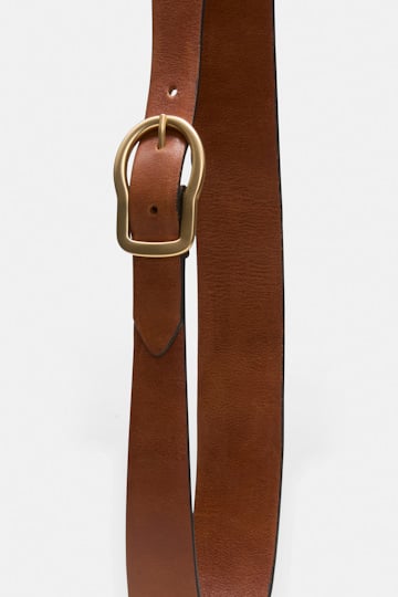 Dorothee Schumacher Konturierter Ledergürtel cognac