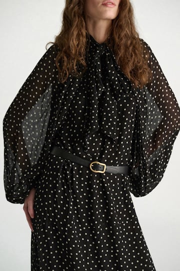 Dorothee Schumacher Konturierter Ledergürtel pure black