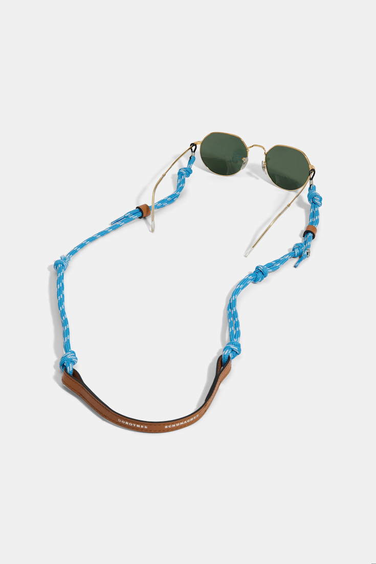 Dorothee Schumacher Glasses cord cognac & turqouise mix
