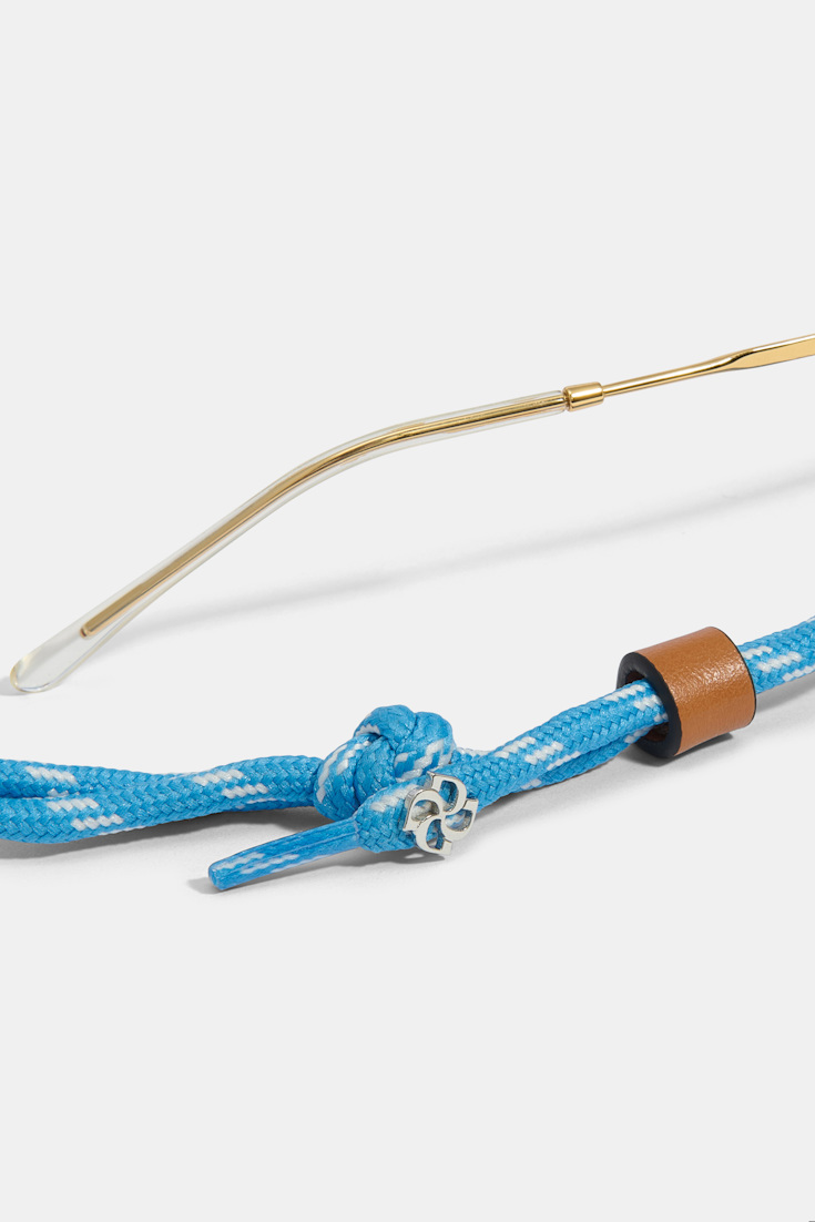 Dorothee Schumacher Glasses cord cognac & turqouise mix