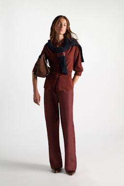 Dorothee Schumacher Hemd aus extrafeinem Merino cinnamon