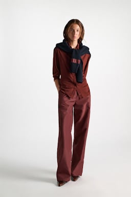 Dorothee Schumacher Hemd aus extrafeinem Merino cinnamon