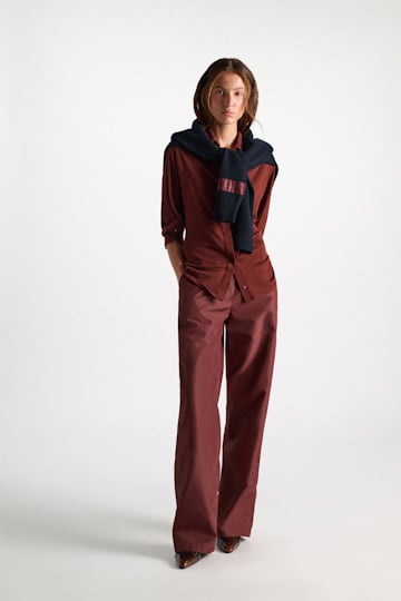 Dorothee Schumacher Extra fine Merino shirt cinnamon