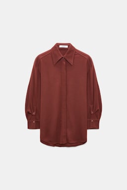 Dorothee Schumacher Hemd aus extrafeinem Merino cinnamon
