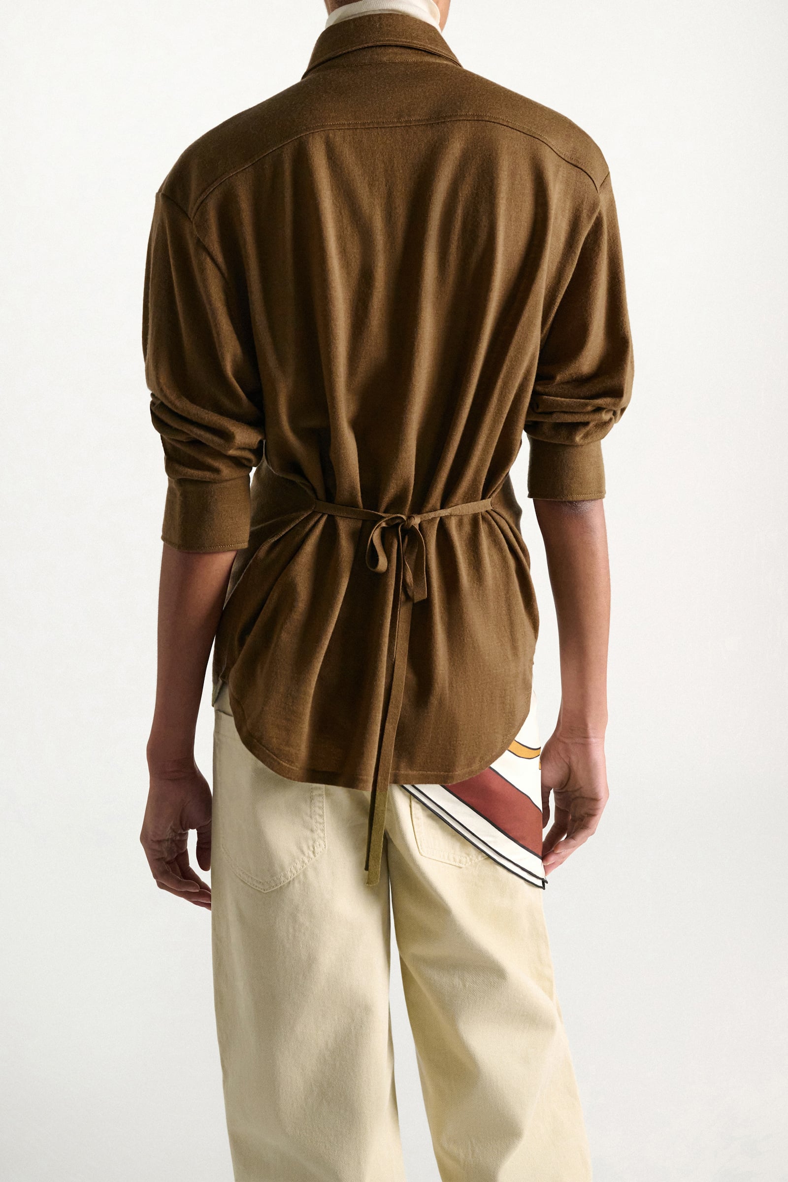 Dorothee Schumacher Extra fine Merino shirt porcini