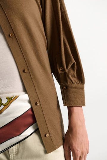 Dorothee Schumacher Extra fine Merino shirt porcini