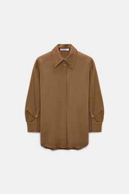 Dorothee Schumacher Extra fine Merino shirt porcini
