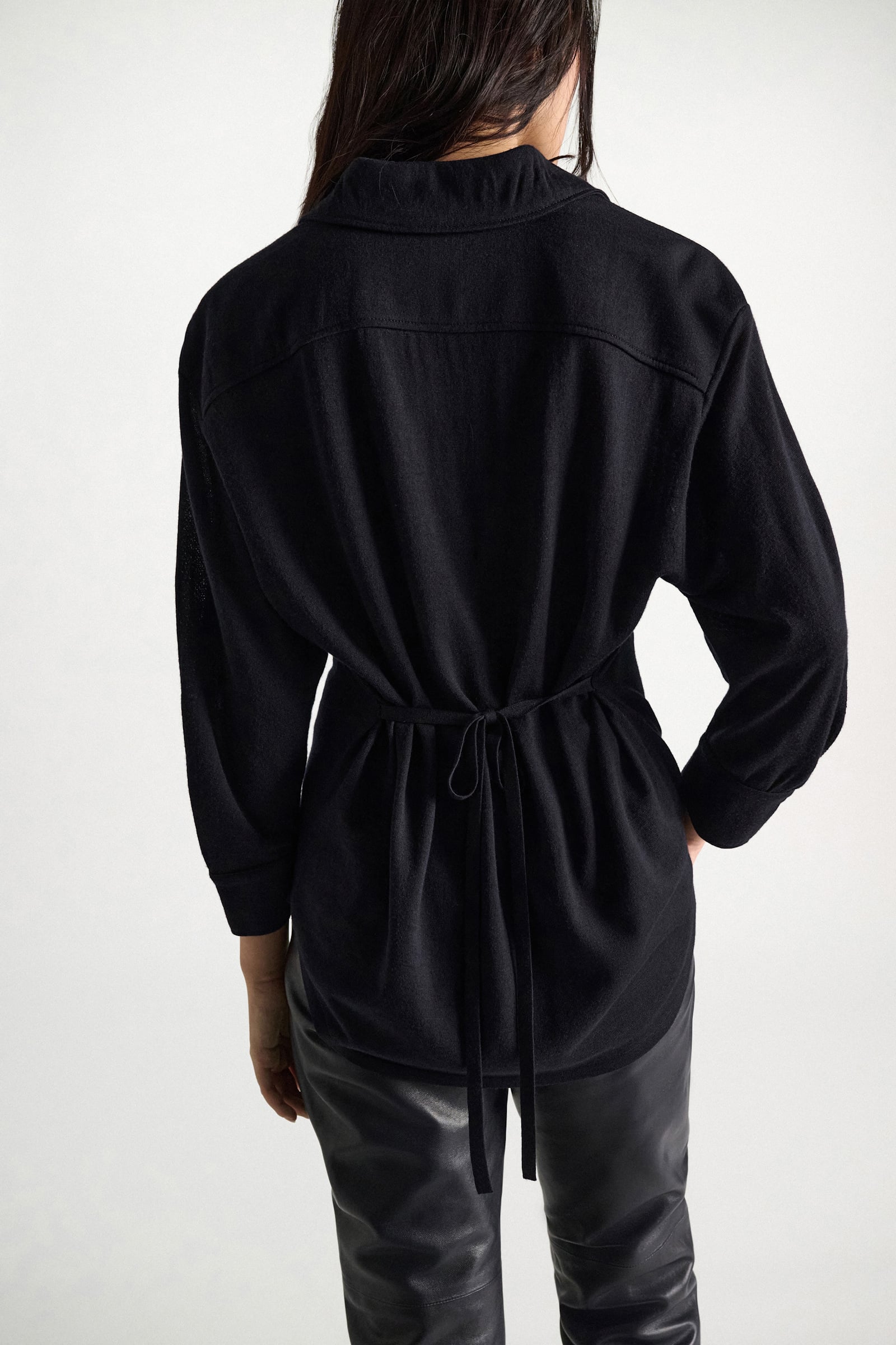 Dorothee Schumacher Extra fine Merino shirt midnight navy