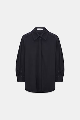 Dorothee Schumacher Extra fine Merino shirt midnight navy